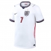 Maglie da calcio Inghilterra Bukayo Saka #7 Prima Maglia Mondiali 2026  Manica Corta
